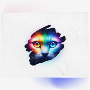 Decke “Rainbow Cat”