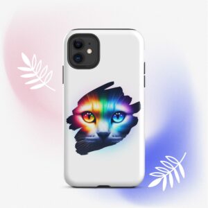 Hardcase iPhone® Handyhülle “Rainbow Cat”
