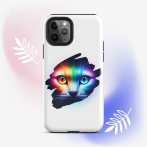 Hardcase iPhone® Handyhülle “Rainbow Cat”